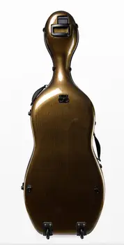Šampaňské barevné uhlíkových vláken cello 4/4.silné ,lehké，poštovné zdarma
